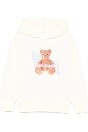 Palm Angels Sweatshirts, unisex, , 6 Y, Butter Bro Hoodie