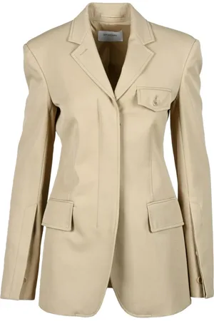 Sportmax Blazers, female, , 3XS, Enrico Cotton Blazer with Hidden Buttons
