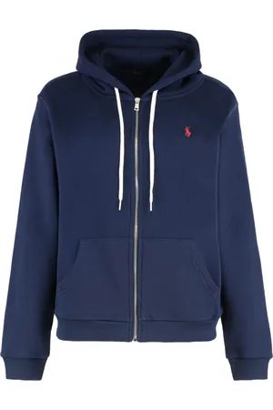 Ralph Lauren Zip Hoodie with Ribbed Edges
