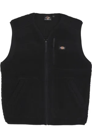 Dickies Vests, male, , S, Sherpa Sleeveless Vest with Zip