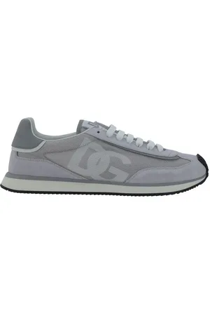 Dolce & Gabbana Sneakers, male, , 5 UK, Suede Trainers with Logo Detail