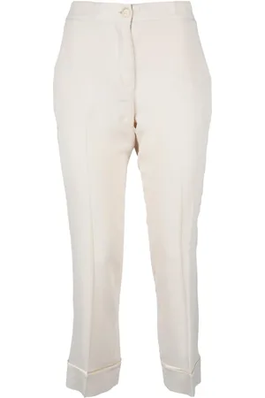 SEMICOUTURE Silk Blend Trousers