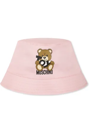 Moschino Hats & Caps, unisex, , 48 CM, Cotton Cloche with Teddy Bear