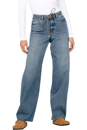 ONLY Straight Jeans, female, , M, Wide Leg High Waist Jeans Women