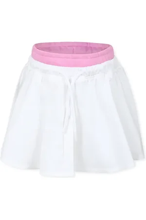 Msgm Cotton Twill Casual Skirt
