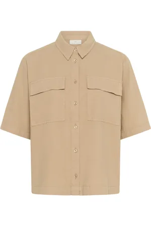 Kaffe Shirts, female, , XS, Classic Sand Shirt Blouse