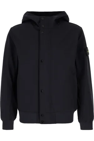Stone Island Winter Jackets, male, , L, Compass-Badge Hooded Jacket