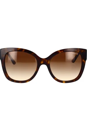 vogue Bold Dark Havana Sunglasses with Lenses