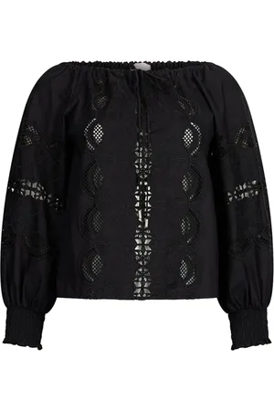 Liu Jo Off-Shoulder Embroidered Top