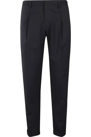 Briglia 1949 Flat Stomach Wool Canvas Trousers