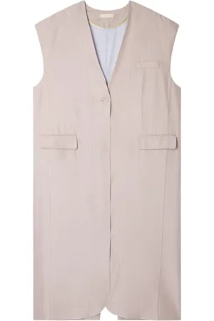 Mes Demoiselles Vests, female, , XS, Long Striped Coat