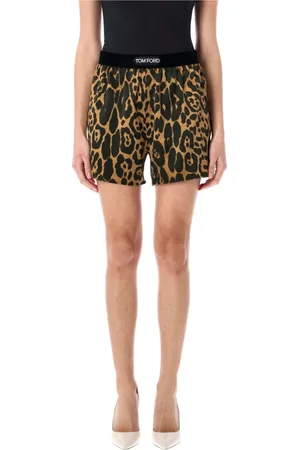Tom Ford Short Shorts, female, , S, Leo Band Logo Bermuda Shorts