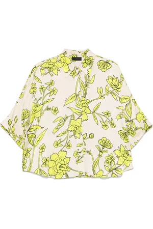 Liu Jo Shirts, female, , S, Beige Button-Up Shirt with Short Sleeves
