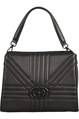 La Carrie Handbags, female, , ONE SIZE, Grate Leather Shoulder Bag with Zipper