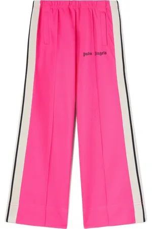 Palm Angels Trousers, unisex, , 8 Y, Wide Leg Track Pant