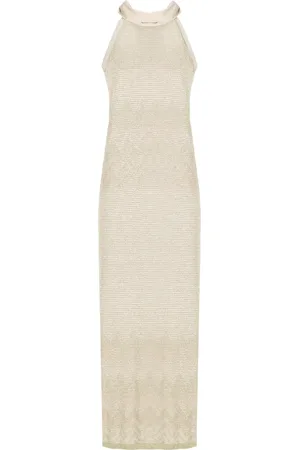 D.EXTERIOR Viscose Dress with Lurex Pattern
