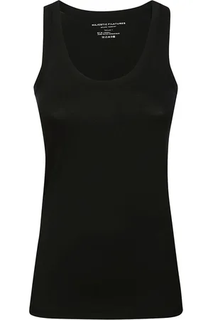 Majestic Sleeveless Tops, female, , S, Sleeveless Top with Wide Neckline