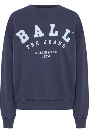 Ball Sweatshirts, female, , S, Crew Neck Sweatshirt with Cool Print