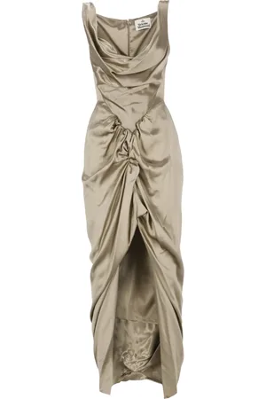 Vivienne Westwood Gowns, female, , XS, Viscose Dress with Front Detail