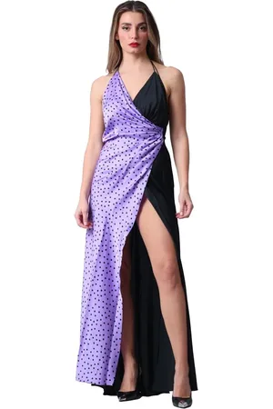 Pinko Black Polka Pois Satin Impulse Dress