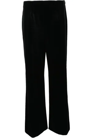 Serafini Wide Trousers, female, , S, Velvet Classic High-Waist Wide-Leg Trousers