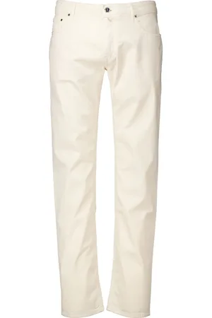 Hand Picked Slim-fit Jeans, male, , W34, Ravello Ecru Jeans