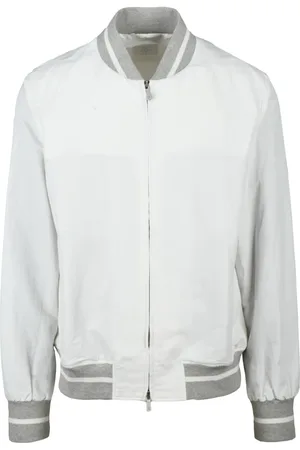 ELEVENTY Bomber Jackets, male, , 2XL, Linen Nylon Jacket Zipper Unlined Pockets