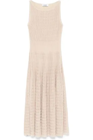 ANTONINO VALENTI Midi Dresses, female, , M, Elegant Midi Dress with Boat Neckline