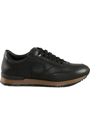 Testoni Sneakers, male, , 6 UK, Leather Trainers with Rubber Sole