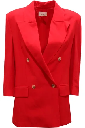 VICOLO Blazers, female, , S, Double-Breasted Wool Jacket