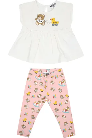 Moschino Sets, female, , 18 M, Teddy Bear and Duck Short Sports Set