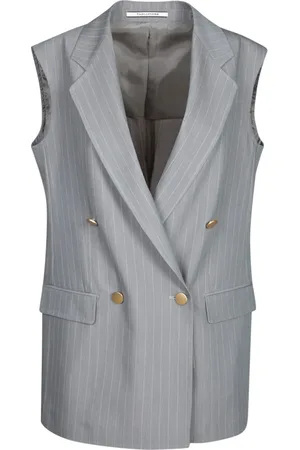 TAGLIATORE Vests, female, , S, Womens Clothing Jacket Grey Ss25