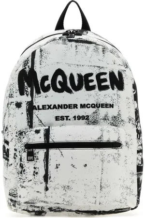Alexander McQueen Backpacks, male, , ONE SIZE, Printed Nylon Backpack
