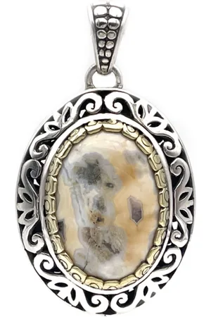 Jalan Jalan Ocean Jasper Silver Pendant