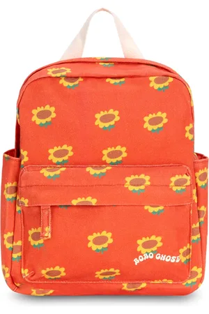 Bobo Choses Schoolbags & Backpacks, unisex, , ONE SIZE, Sunflower Red Cotton Backpack