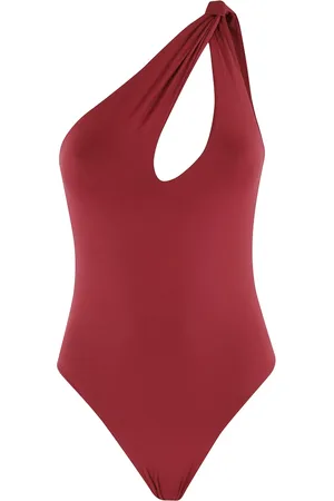 FEDERICA TOSI One-piece, female, , XS, Bordeaux Monospalla One-Piece Swimsuit