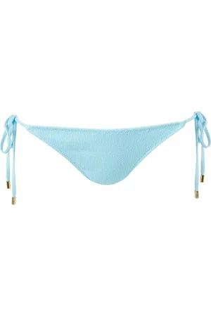 Melissa Odabash Bikinis, female, , XS, Ribbed Tie-Side Bikini Bottoms Sky Ridges