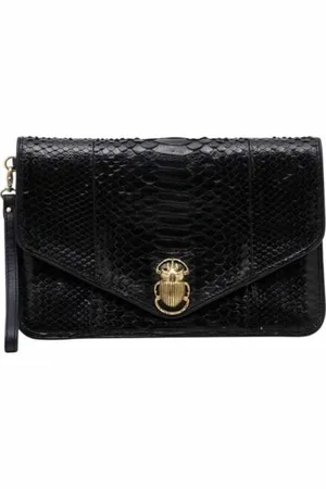 CLARIS VIROT Clutches, female, , ONE SIZE, Python Alicia Clutch Bag