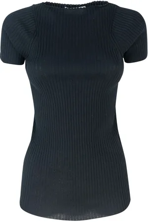 Sportmax Round-neck Knitwear, female, , S, Ribbed Cotton Jumper