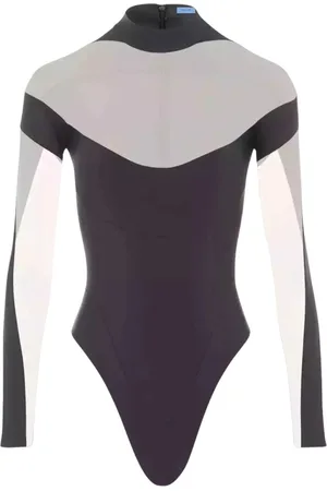 MUGLER Body, female, , XS, Illusion Shaping Body with Transparent Decolletage