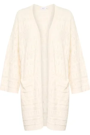 Saint Tropez Cardigans, female, , M, Knit Cardigan with Pockets and Pattern