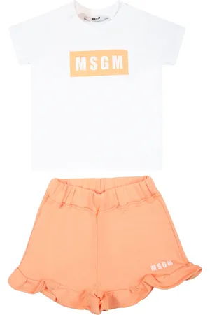 Msgm Cotton Sports Suit Set