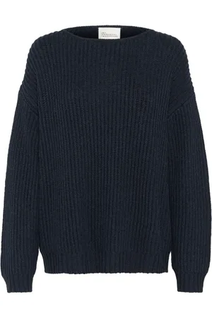 My Essential Wardrobe Round-neck Knitwear, female, , L, Dark Sapphire Knit Pullover