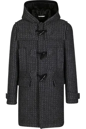 VALENTINO Wool Coat with Vlogo Detail