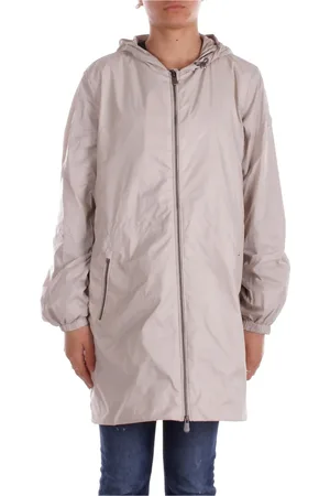 save the duck Parkas, female, , S, Hooded Duck Coat Zipper Pockets