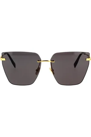 Bvlgari Butterfly Style Sunglasses with Gold Accents