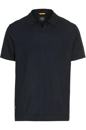 Camel Active Polo Shirts, male, , 2XL, Cotton Linen Polo Shirt