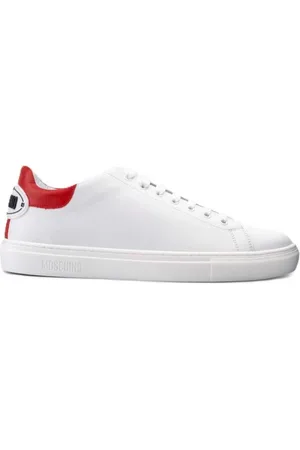 Moschino Low-top Trainers, with Red Detail