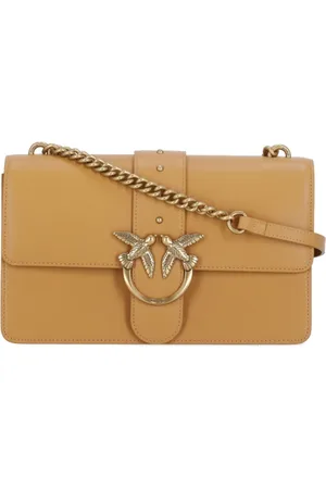 Pinko Shoulder Bags, female, , ONE SIZE, Leather Shoulder Bag with Chain Straps