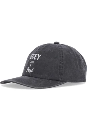 Obey Curved Visor Cotton Cap